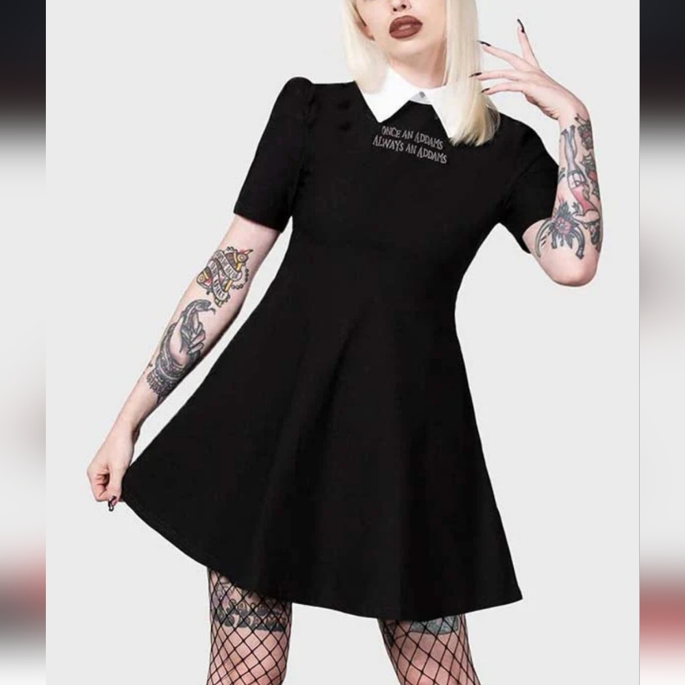 Killstar Blackest Heart Skater Dress